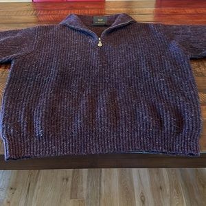 Windfjord of Norway high neck 100% Shetland wool sweater purchased in Norway. XL